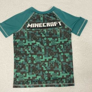Jumping beans Minecraft raglan active size 7 tee t-shirt